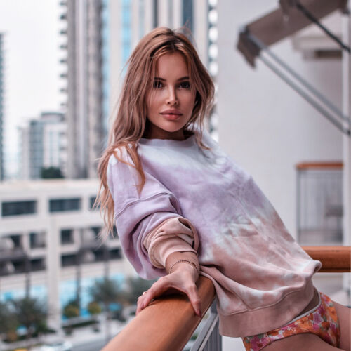 Pastel tie dye sweatshirt